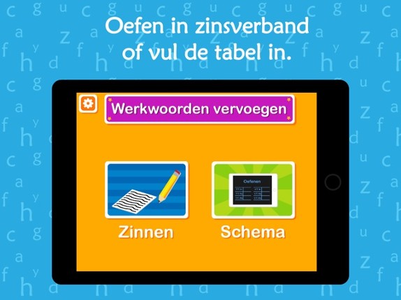 Oefenen met werkwoorden Image