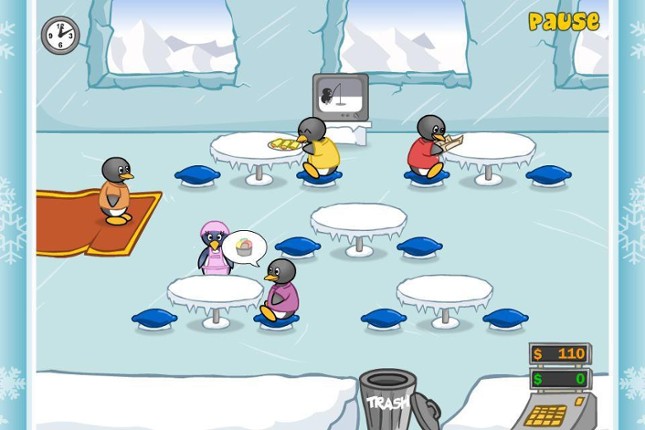 Penguin Diner: Restaurant Dash Image