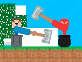 Stickman vs Noob Hammer Image