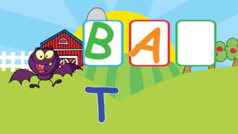 Three letters animal word game for kid screenshot