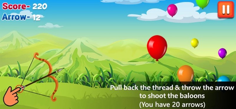 Balloon Shooting - Bow &amp; Arrow screenshot