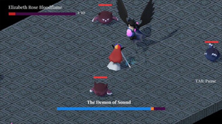 Bloodflame Origins: The Maven in Blue [Hololive Fangame] screenshot