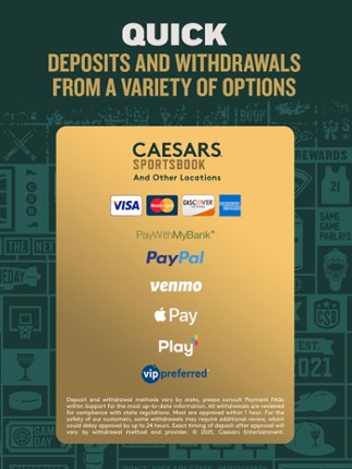 Caesars Sportsbook screenshot