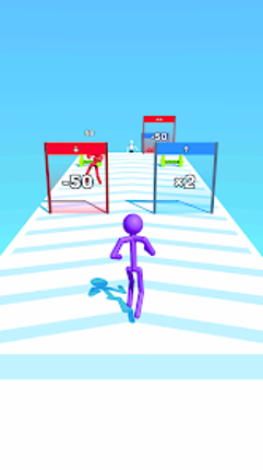Man Run 3D - Run and Merge Image