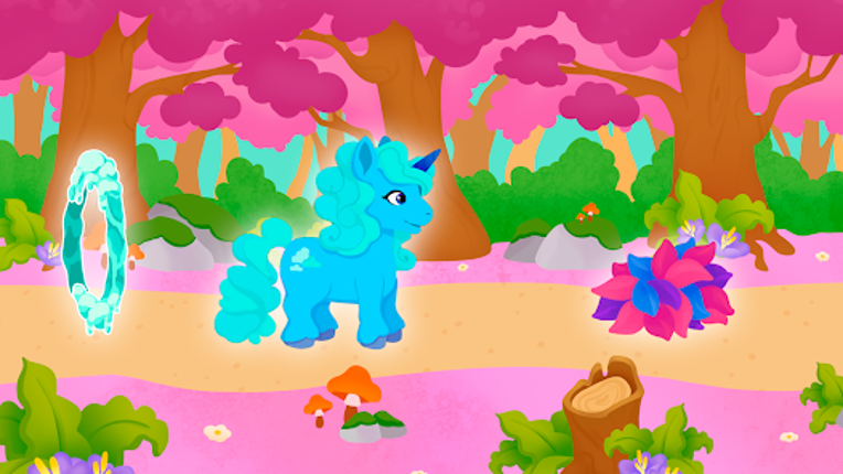 Unicorn Run Kids Games 0+ screenshot