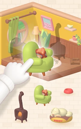 Cozy Rooms 3D: Match Game Image