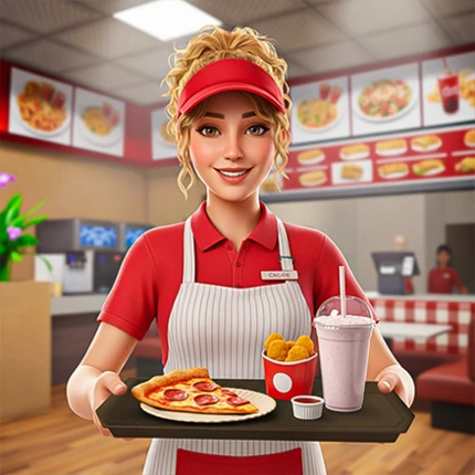 Fast Restaurant Food Shop Sim Image