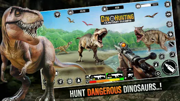 Wild Dinosaur Hunting Zoo Game screenshot