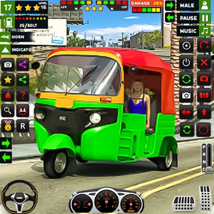 TukTuk Rickshaw Driving Games Image