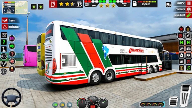 Bus Driving Simulator Games 3D screenshot