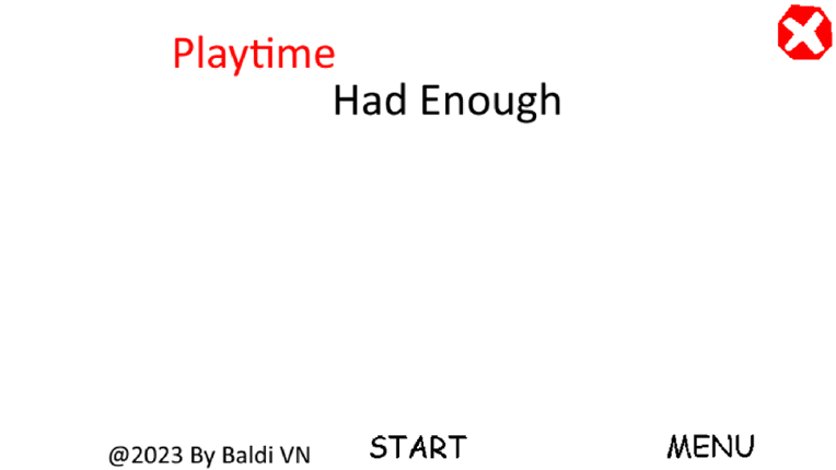 Playtime Had Enough Game Cover