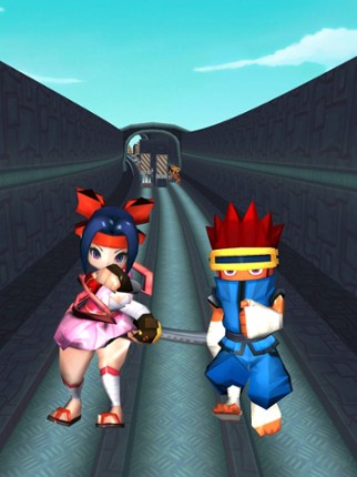 Hero Ninja Naru Kid Run - Rail Train Arcade Fast Rush Endless Edition Game Image