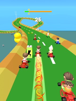 Kart Rush:Roller Coaster Park screenshot