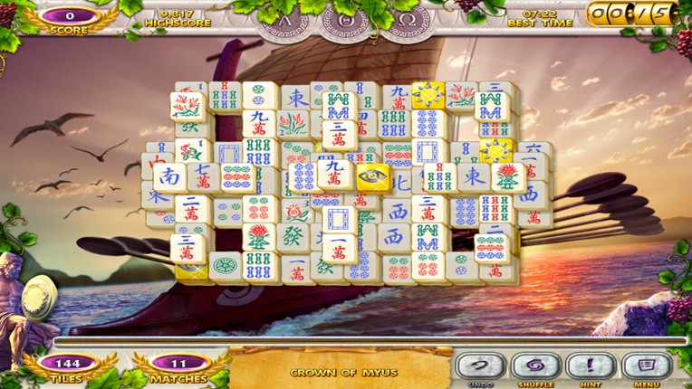 Mahjong Mysteries - Ancient Athena screenshot
