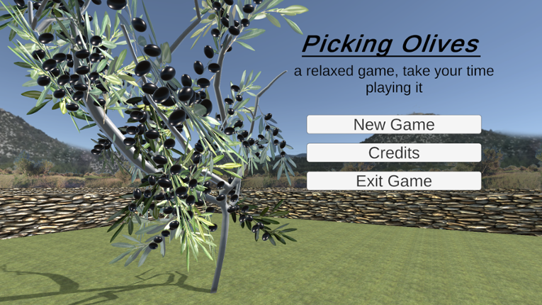 Picking Olives Image