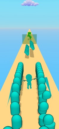 Samurai Slice: Color Shapes 3D screenshot