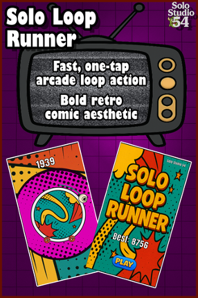 Solo Loop Runner Game Template screenshot