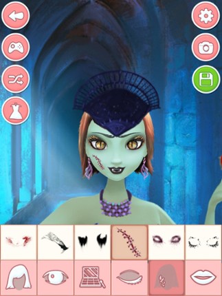 Vampire dress up games for girls and kids free screenshot