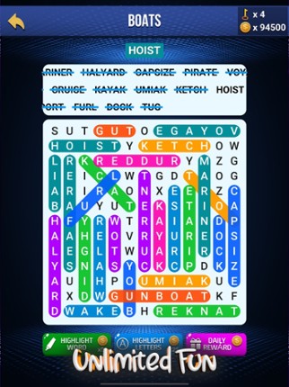 Wow Search: Classic Words Game screenshot