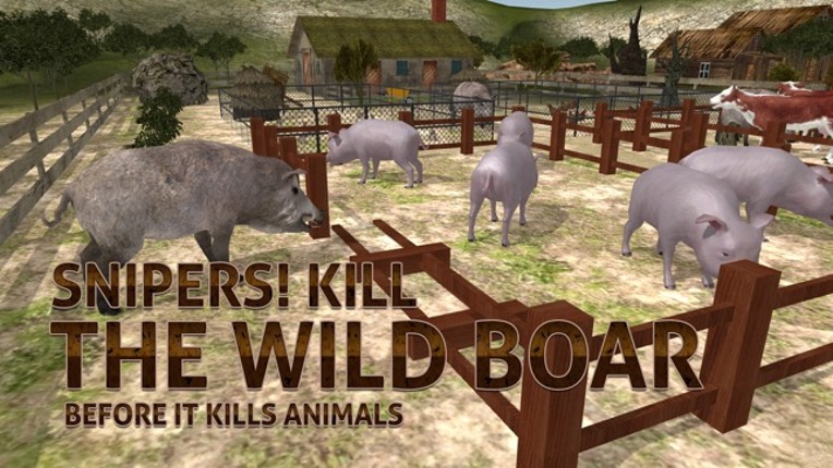 Farm Boar Hunter Simulator – Cattle guard & sniper shooting simulation game screenshot