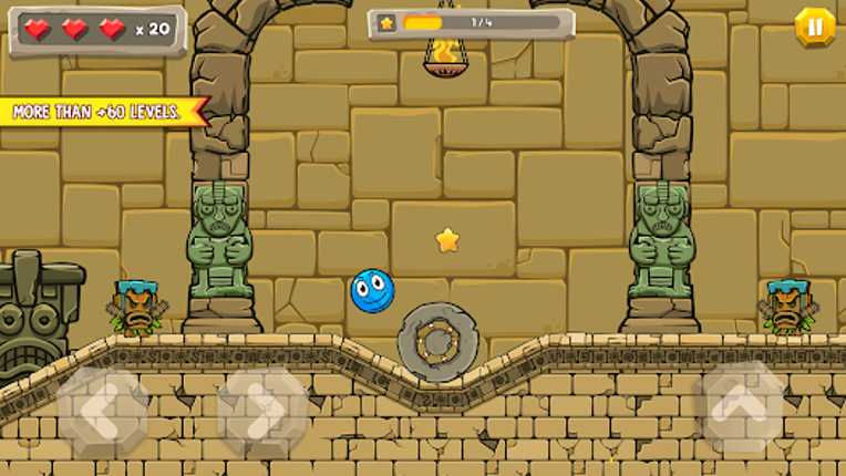 Blue Ball 11: Bounce Adventure screenshot