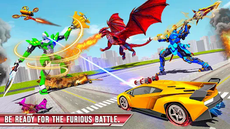 Dragon Robot Car Transform screenshot