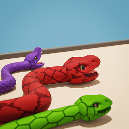 Colorful Snake: Match Color Image