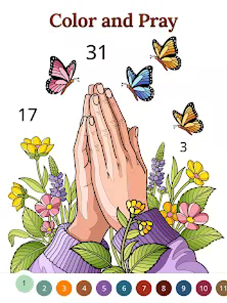 Bible Coloring Paint By Number screenshot