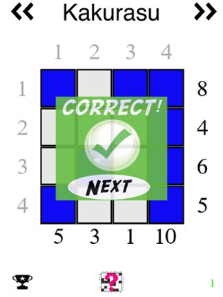 Kakurasu (Sudoku like Japanese Puzzle Game) screenshot