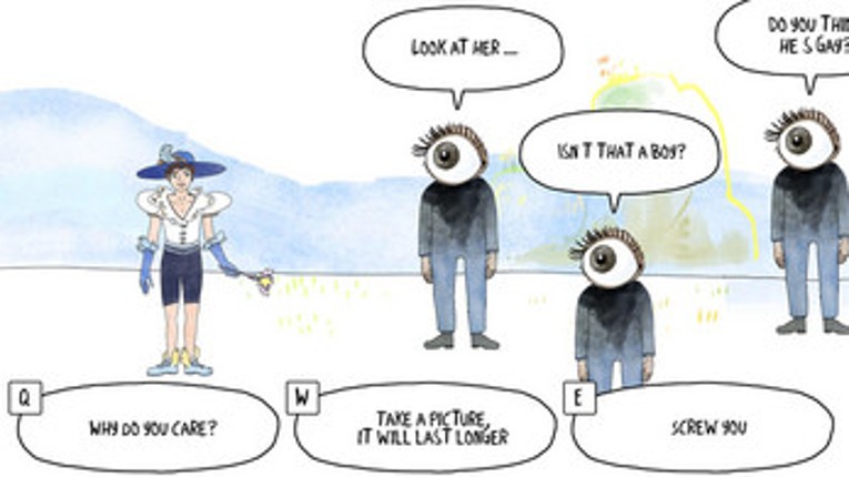 Magical Enby against transphobia screenshot