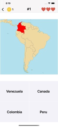 Maps and Countries screenshot