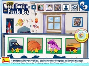 Spanish Words and Kids Puzzles Image