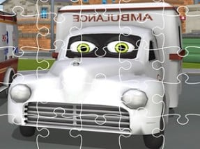 Ambulance Trucks Jigsaw Image