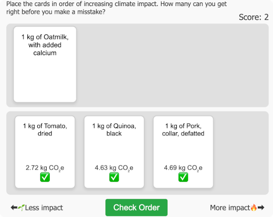 Climate Impact Sorting Challenge Image