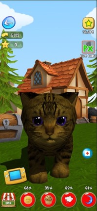Colored Kittens, unique pet Image