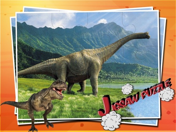 Dinosaur Jigsaw Puzzle - Jurassic Animated Dino Jigsaw Puzzle with HD Cartoon Dinosaurs screenshot