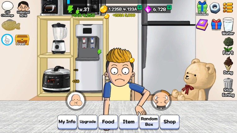 Food Fighter Clicker Games screenshot