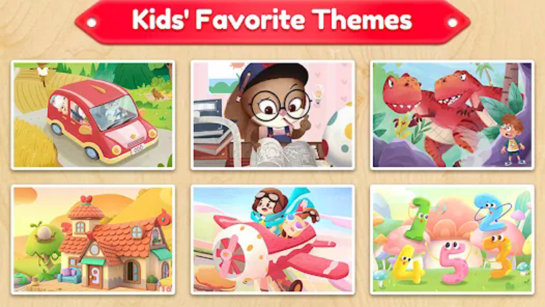 Dino Puzzle Games for Toddlers Image