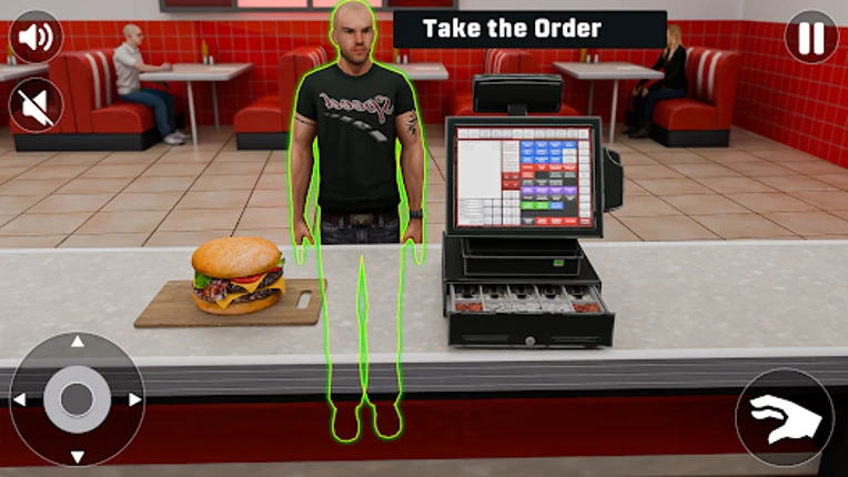 Fast Restaurant Food Shop Sim screenshot