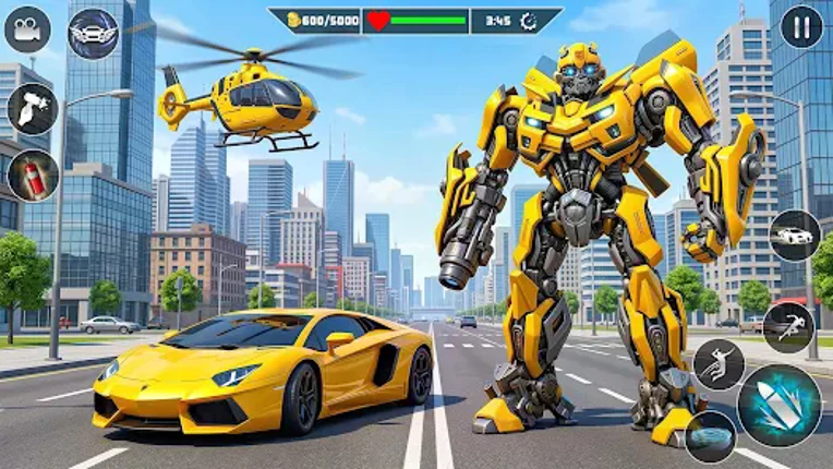 Taxi Car Robot Transformation screenshot