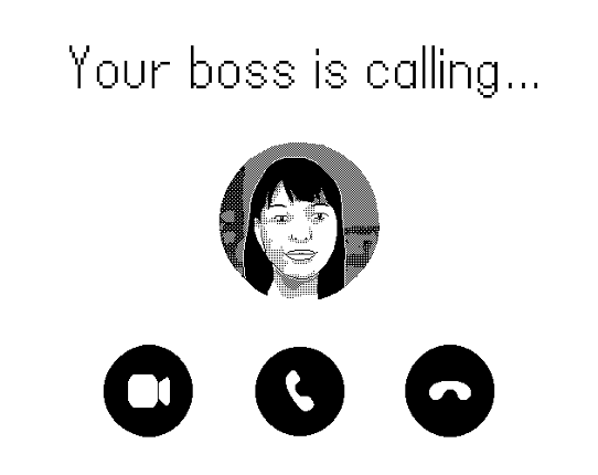 your boss is calling (playdate) Image
