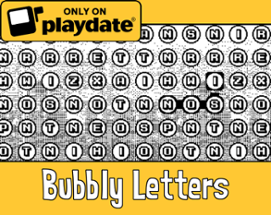 BubblyLetters (Playdate) Image