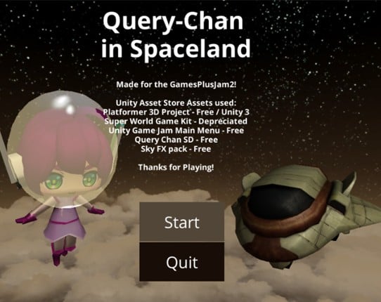 Query Chan in Spaceland Game Cover