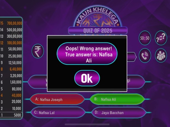 KBC Crorepati Quiz 2025 Hindi screenshot