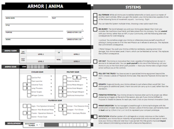 Songs for the Dusk: Armor Anima Image