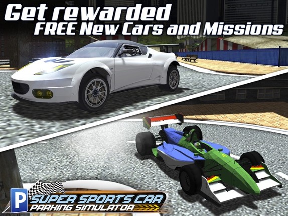 Super Sports Car Parking Simulator - Real Driving Test Sim Racing Games screenshot