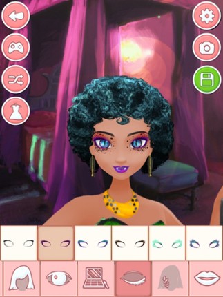 Vampire dress up games for girls and kids free screenshot