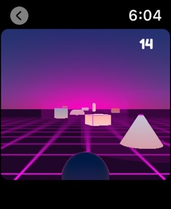 Vaporwave Race 3D - Watch Game screenshot