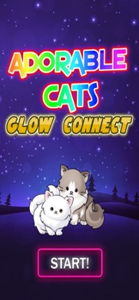 Adorable Cats glow connect screenshot