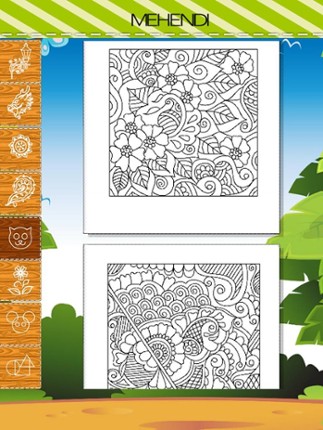 Adult Coloring Book Mandala - Free Fun Games for Stress Bringing Relax Curative Relieving Color Therapy Image
